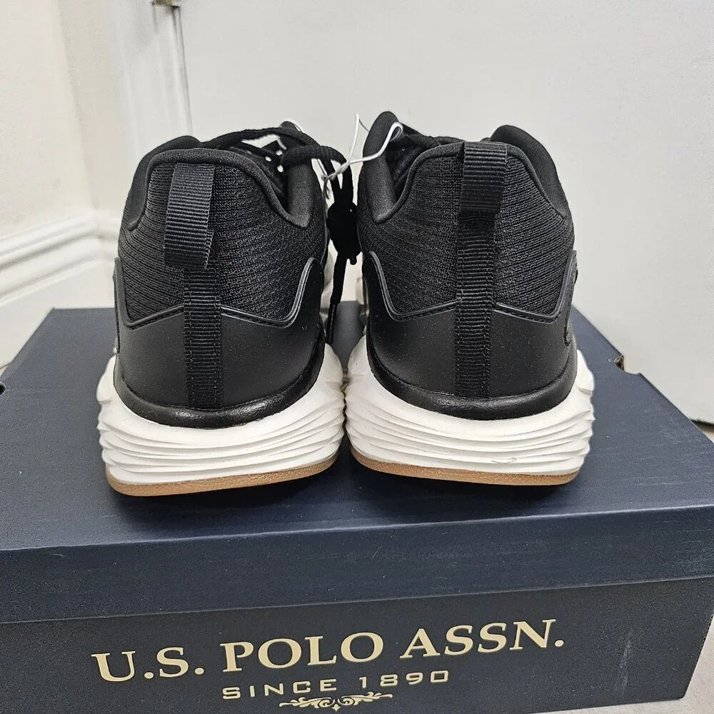 New U.S. Polo Assn. Tread Women's Gum Rener Golden Black Athletic Shoes Size 10 - Picture 4 of 9
